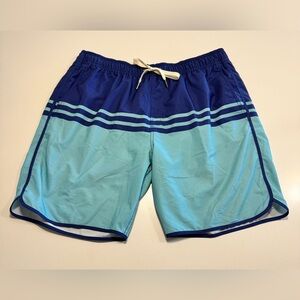 Mens XL Fair Harbor The Anchor Lined trunks shorts blue swim